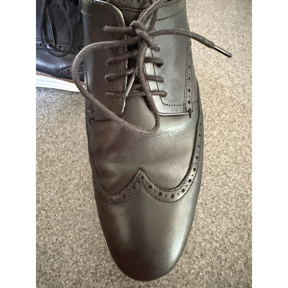 Cole Haan Original Grand Wingtip Oxford Black Leather Men's 12M C26459